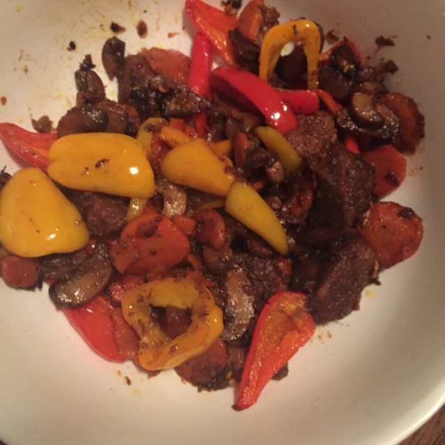 番茄蘑菇炖牛肉