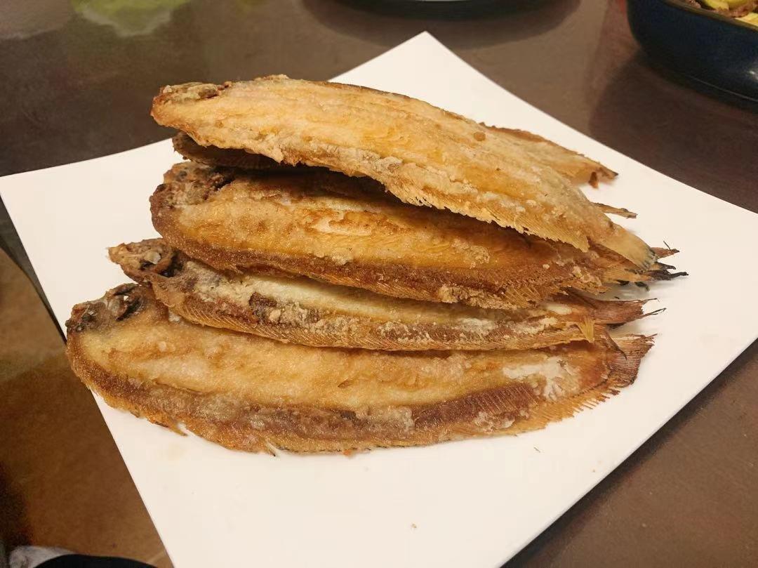 酥香煎舌头鱼