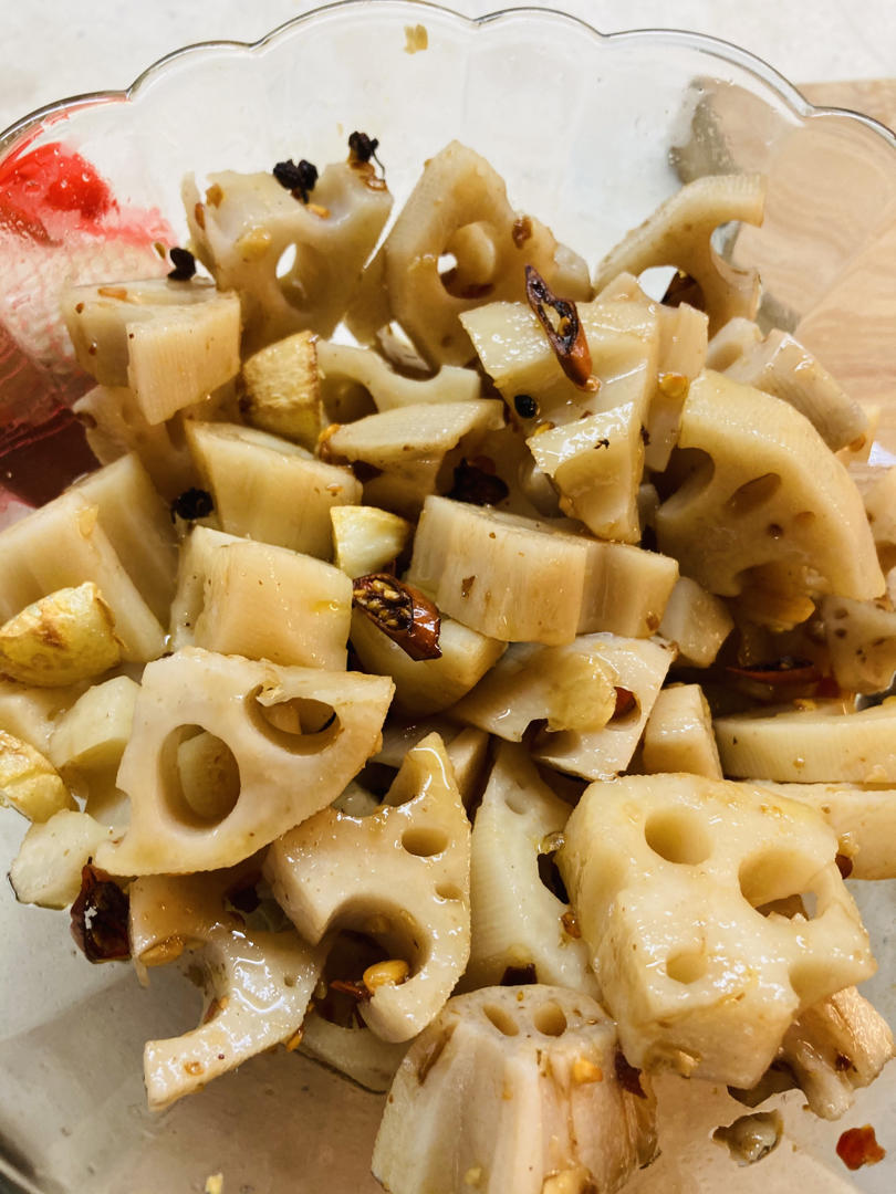 家常味的炝莲菜