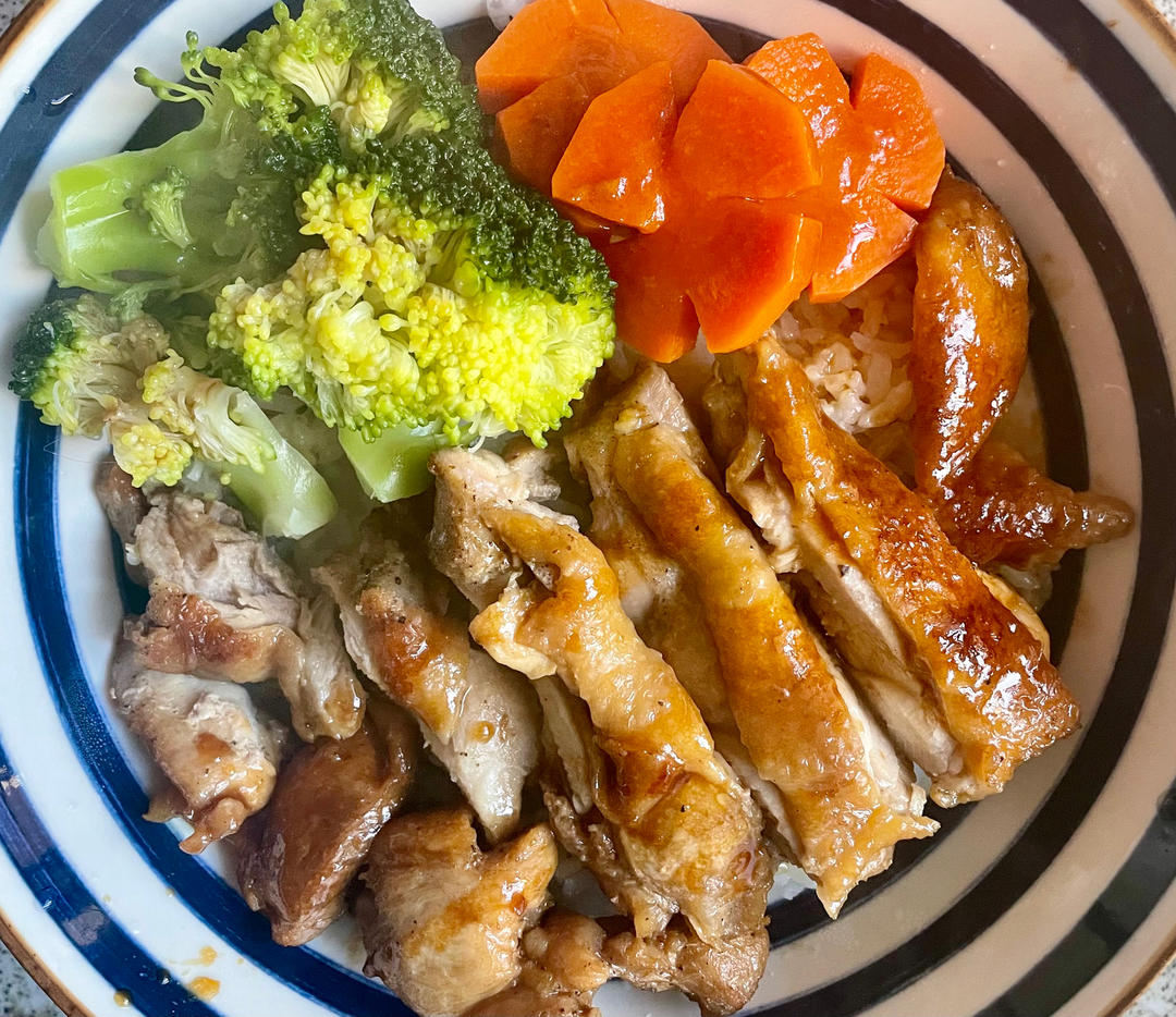 照烧鸡腿饭