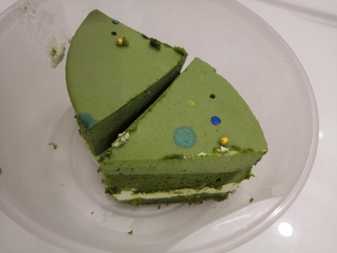 抹茶双享慕斯