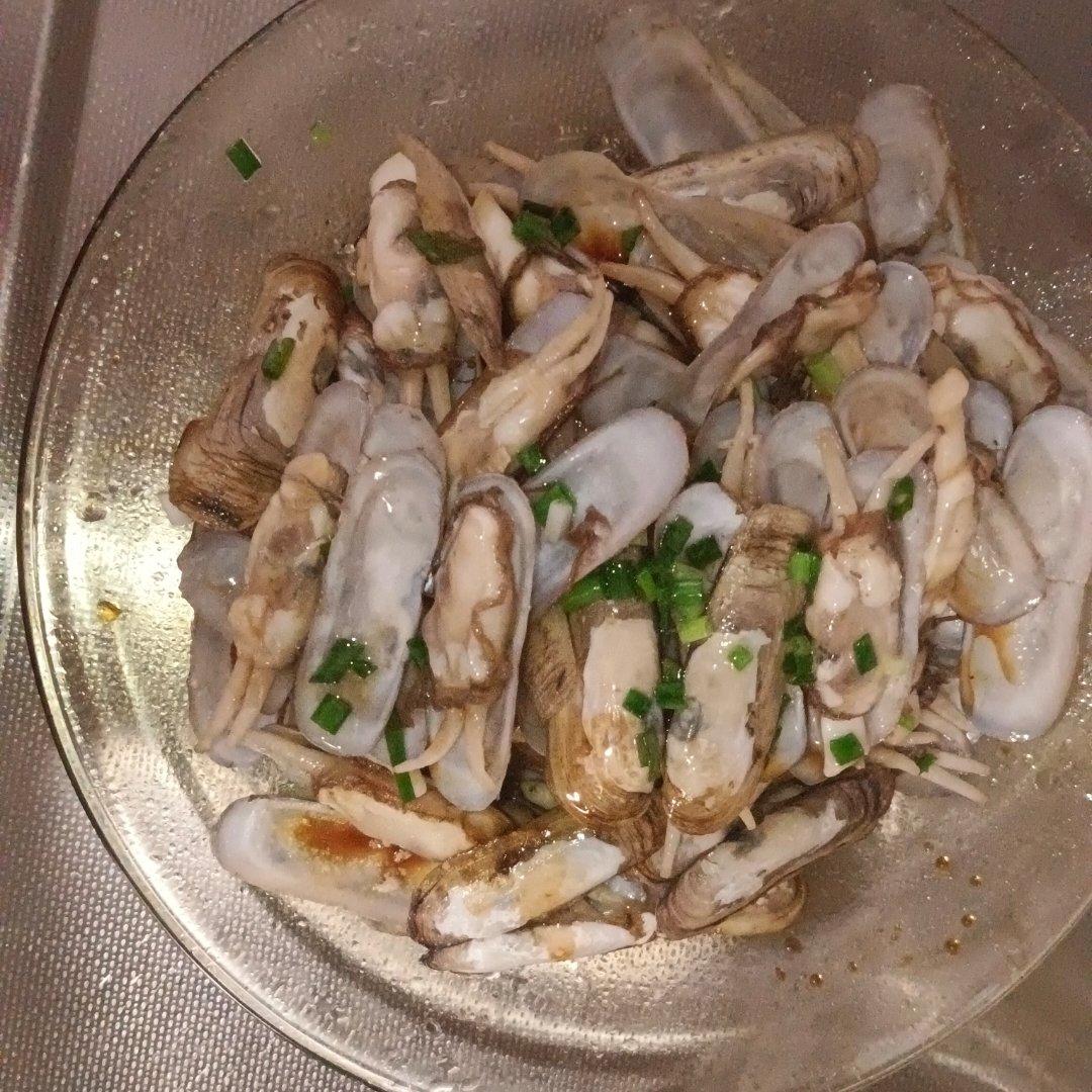 葱油蛏子
