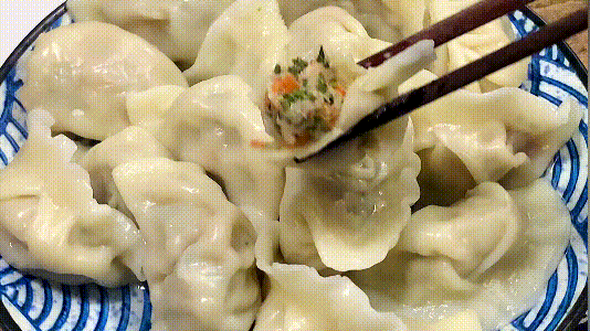 ??野生薺菜水餃??