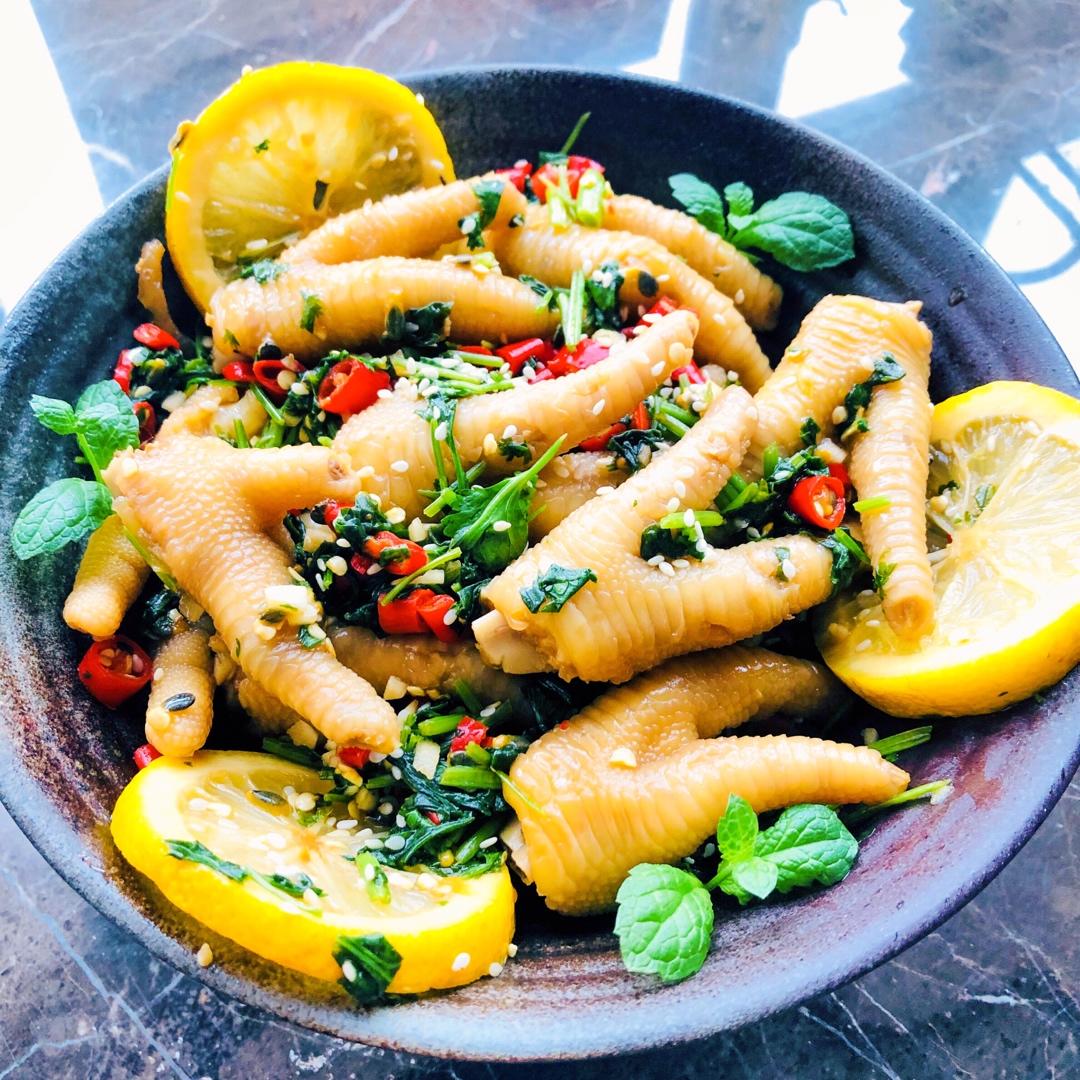 抖音网红百香果柠檬凤爪