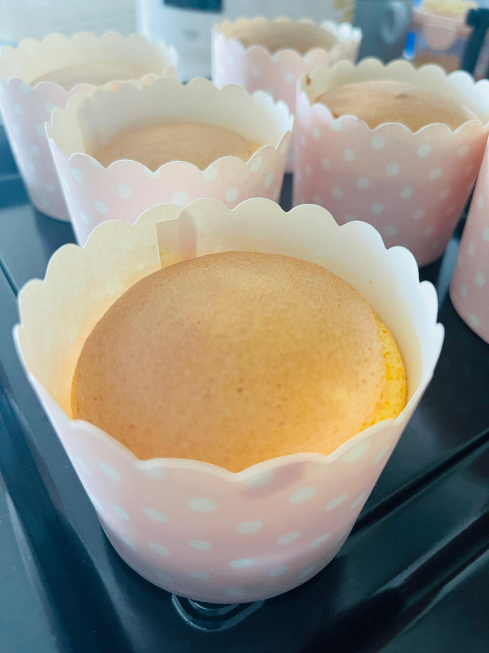 纸杯蛋糕 8寸戚风蛋糕的量