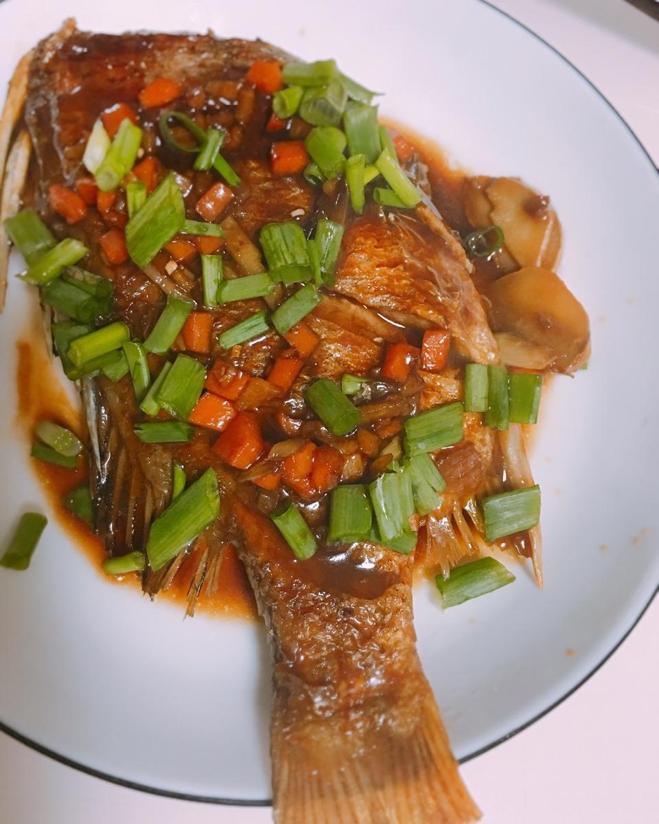 maysmile做的红烧黄翅鱼