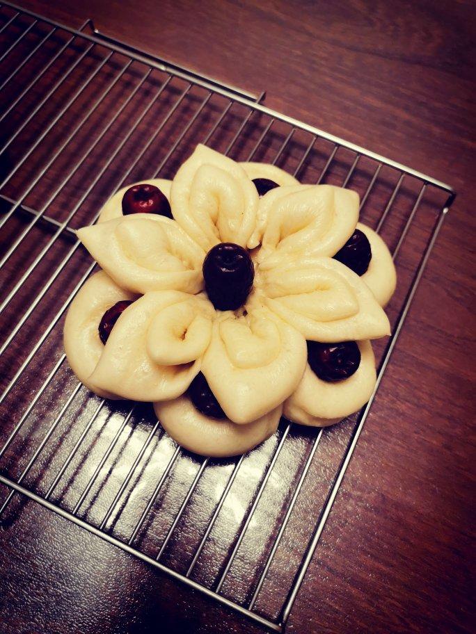 花样面食，花样馒头，【枣花馍】