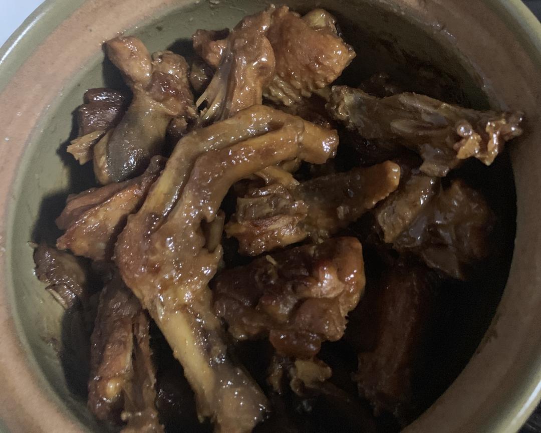 柱侯酱焖鸭的做法