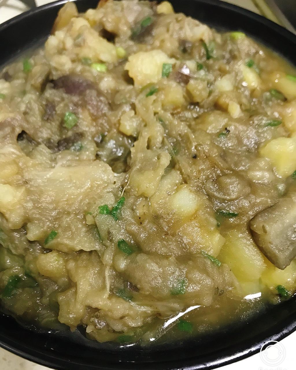 东北菜茄子炖土豆