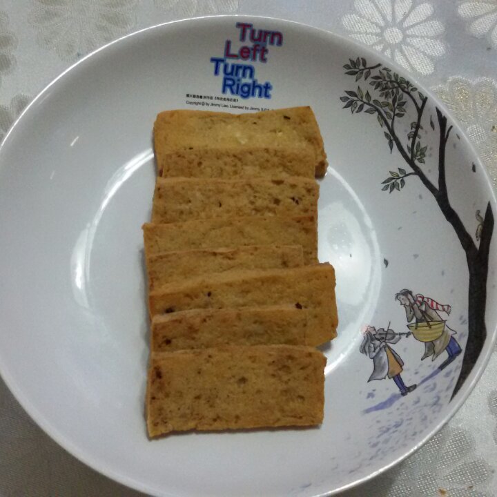 盐煎老豆腐（蘸酱油）