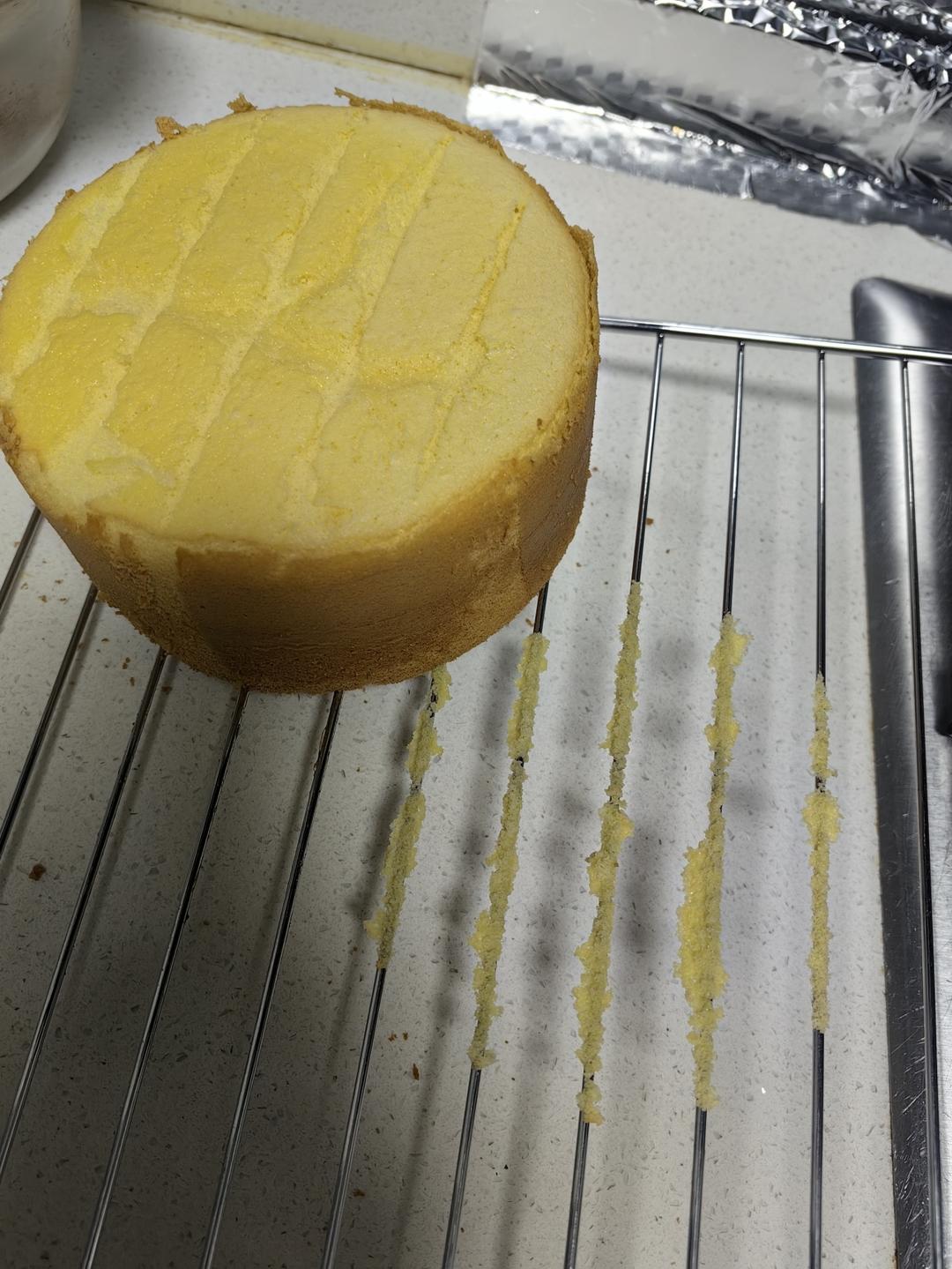 超柔软6寸戚风蛋糕(附8寸配方)零失败 超详细‼️含操作视频