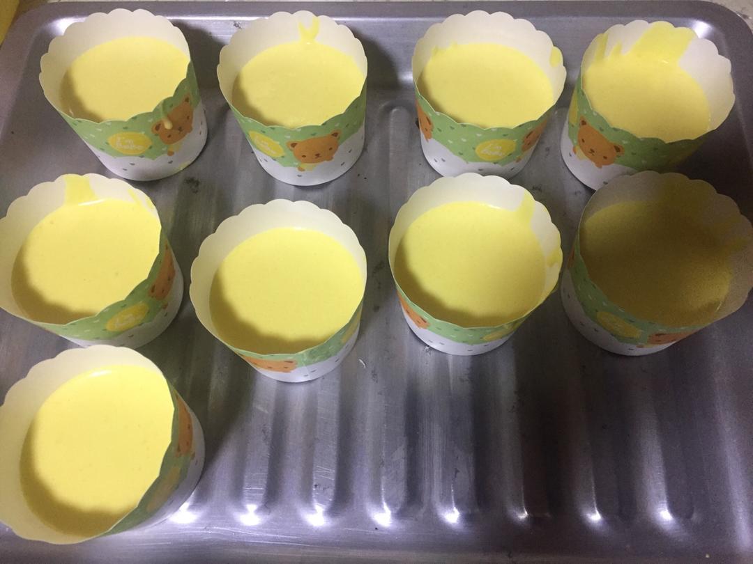 纸杯蛋糕 8寸戚风蛋糕的量