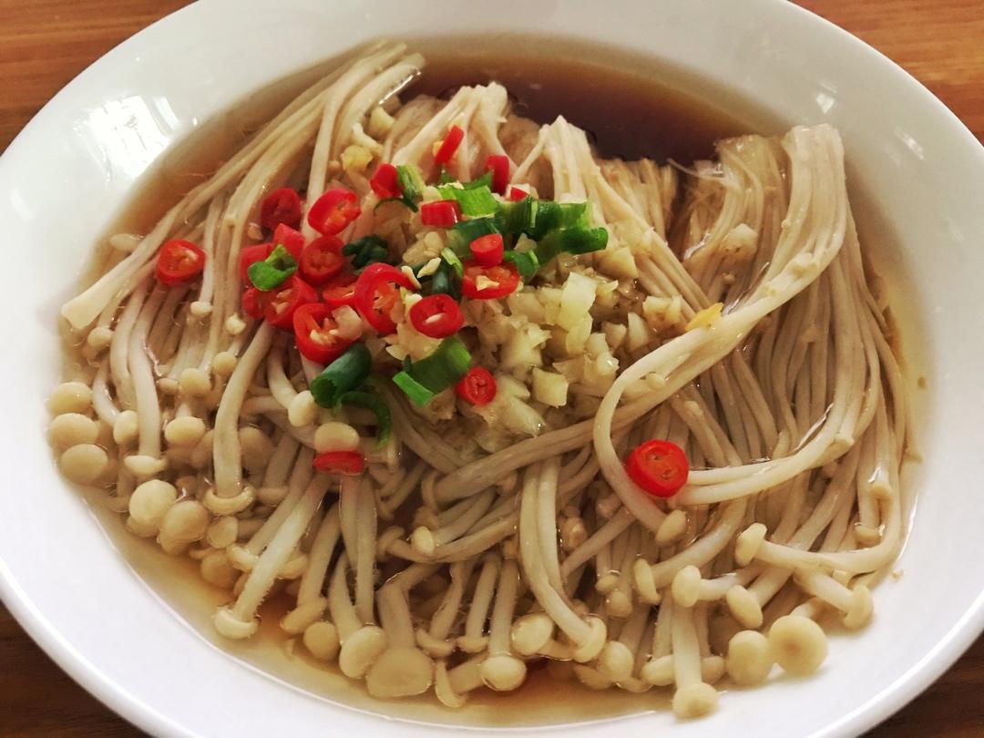 蒜蓉蒸金针菇