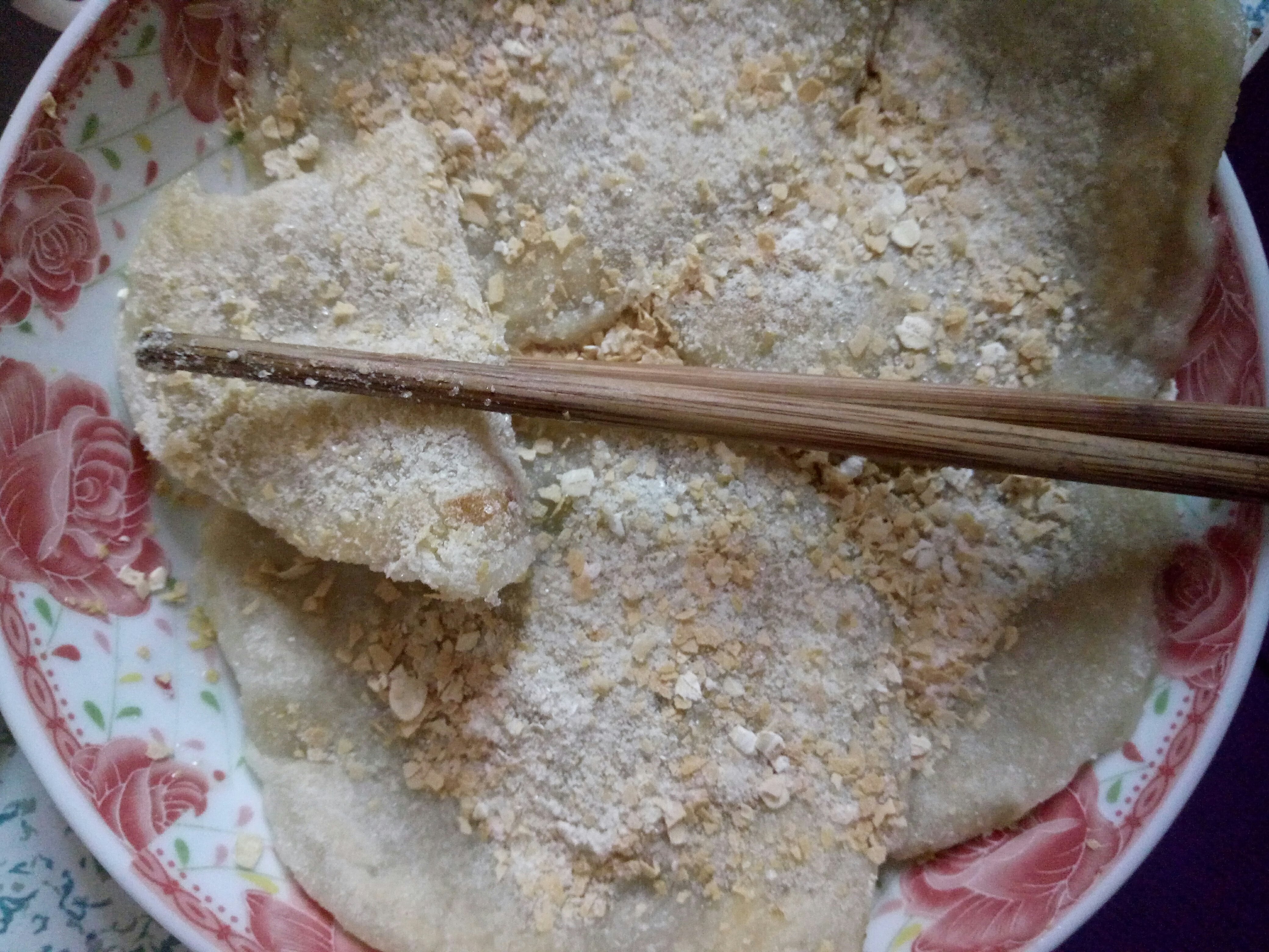 椰奶糯米粉燕麦饼的做法