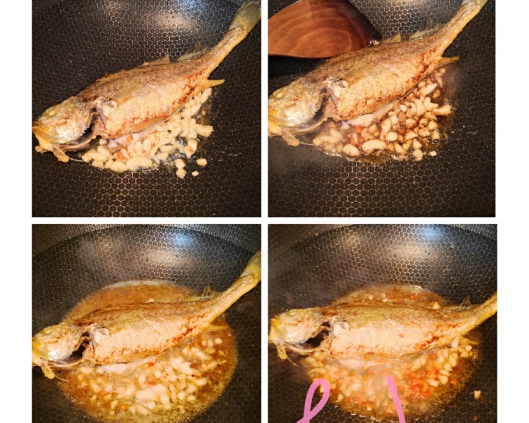 快手香煎黄花鱼的做法 步骤3