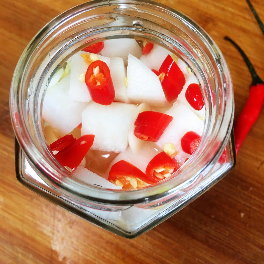 酸辣爽口脆萝卜的做法