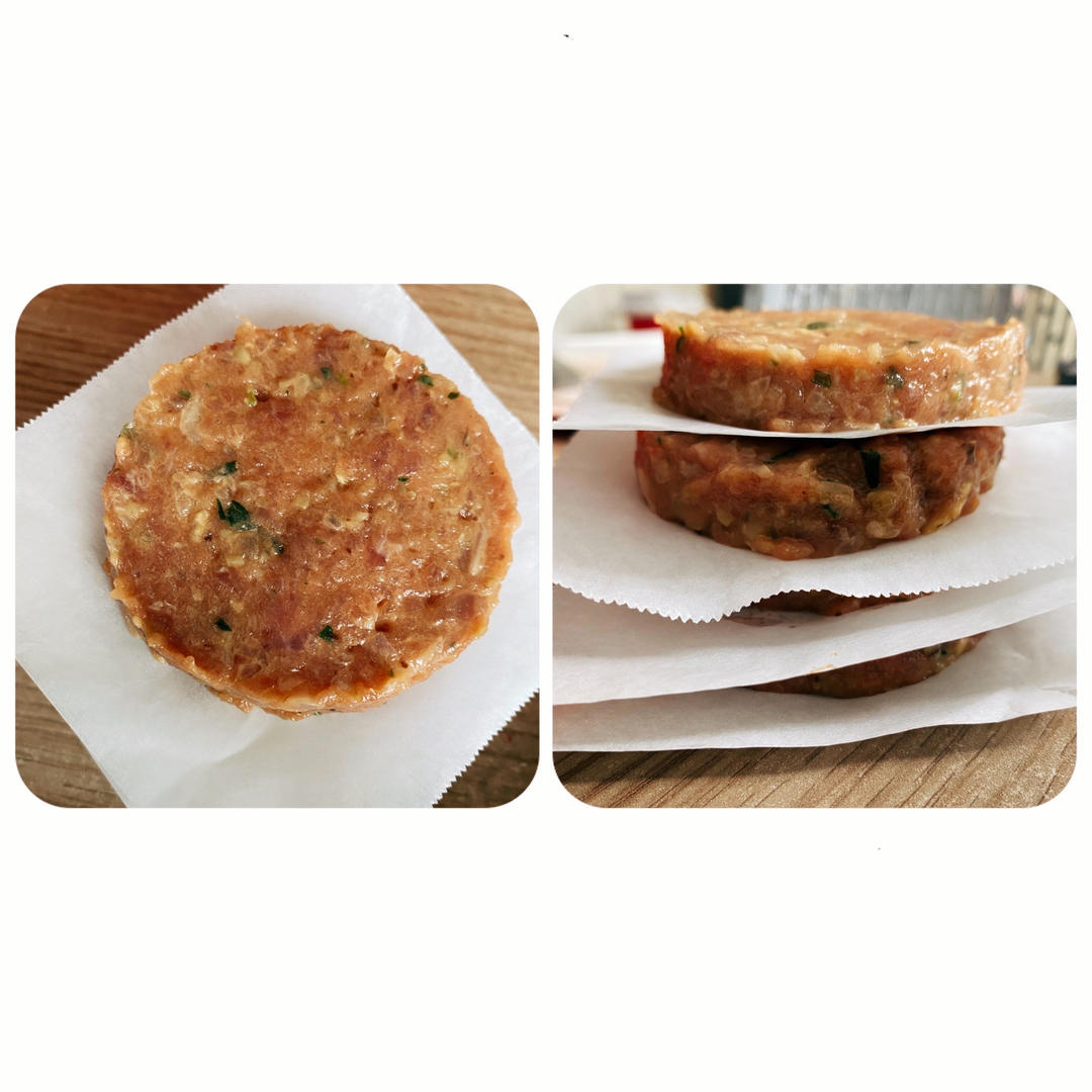 鲜嫩多汁牛肉饼