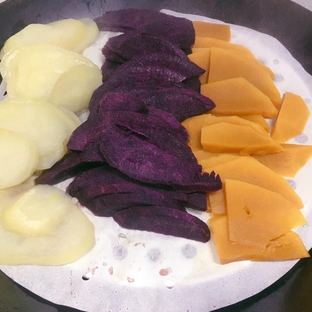 紫薯南瓜土豆泥💓健康美味💓代餐必备