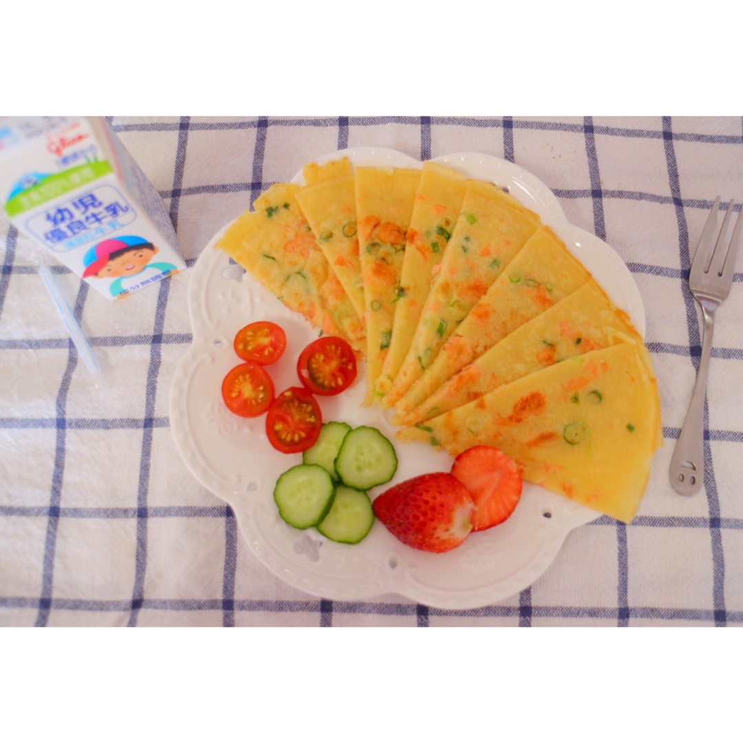 三文鱼鸡蛋煎饼