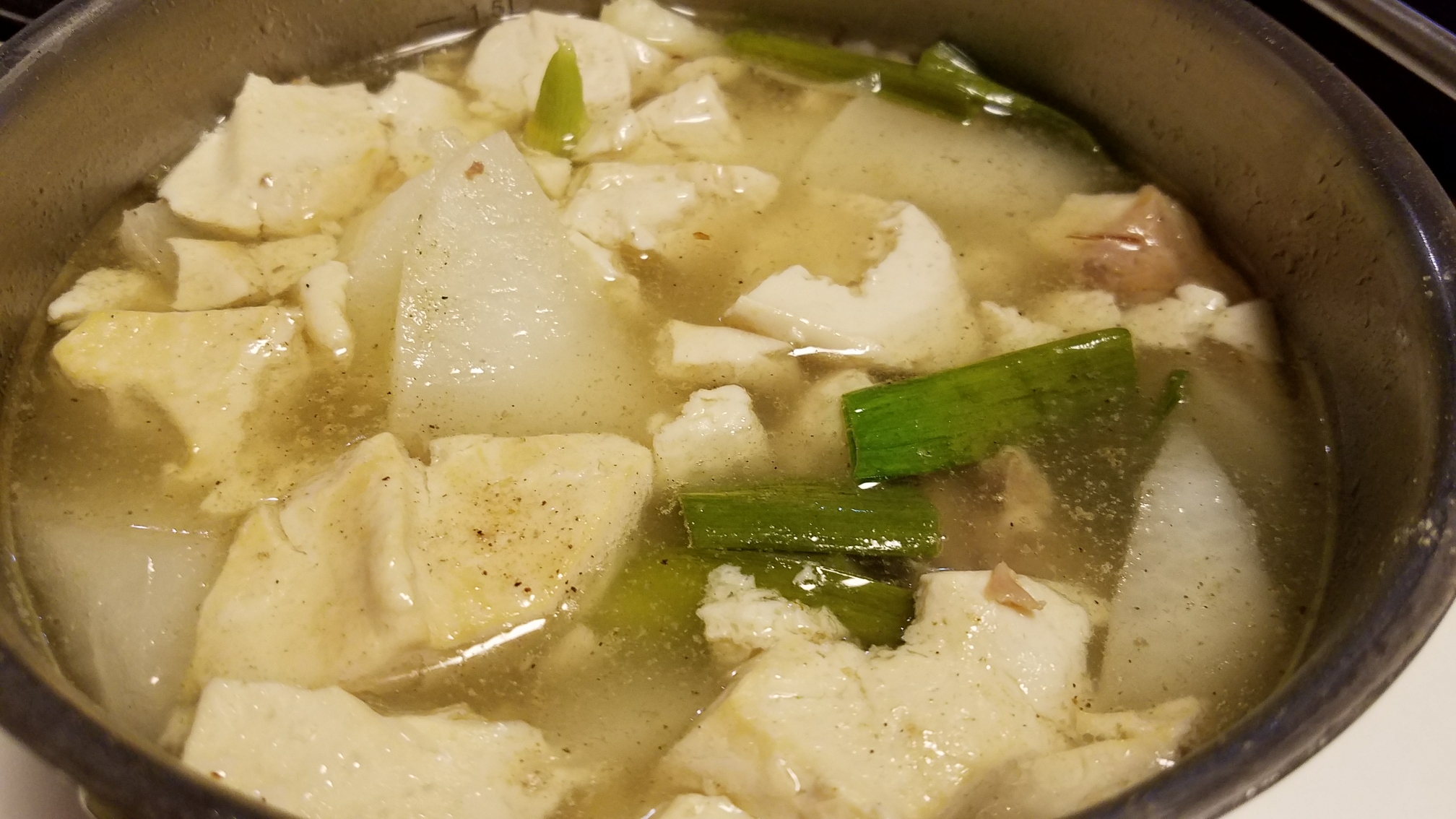 萝卜豆腐鸭汤的做法