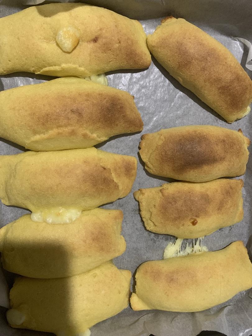 爆浆低碳无麸质生酮奶酪面包keto cheese bread