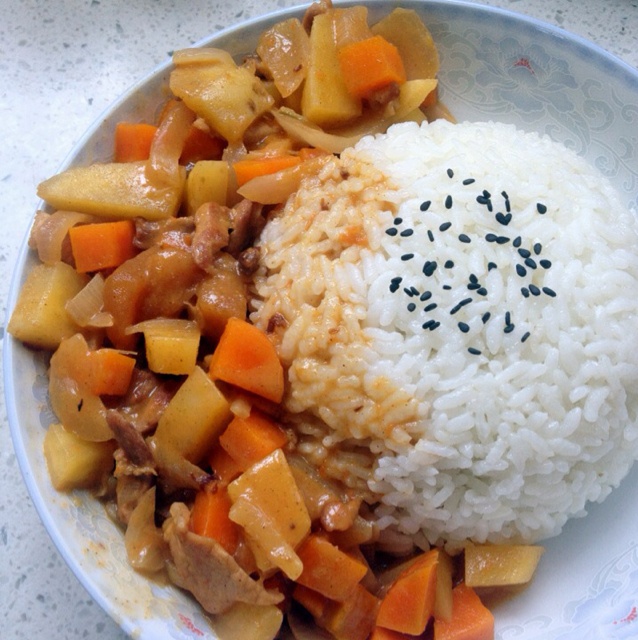 咖喱鸡饭
