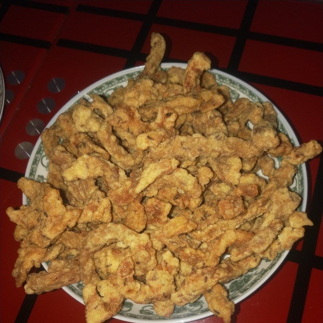 干炸肉段