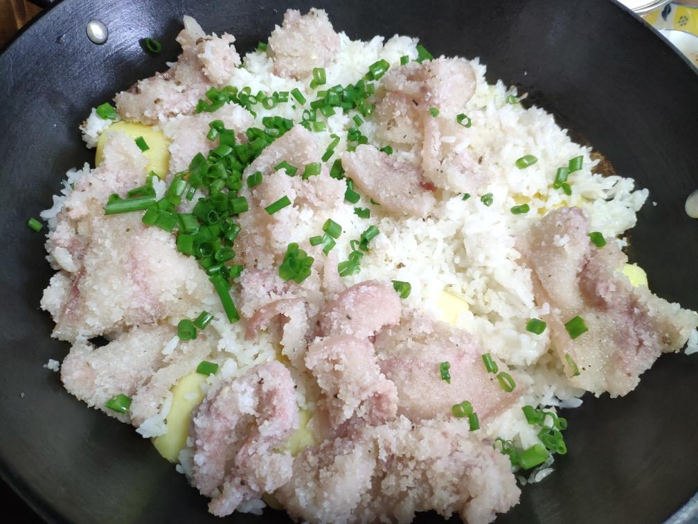 土家酸渣肉，无敌下饭菜的做法