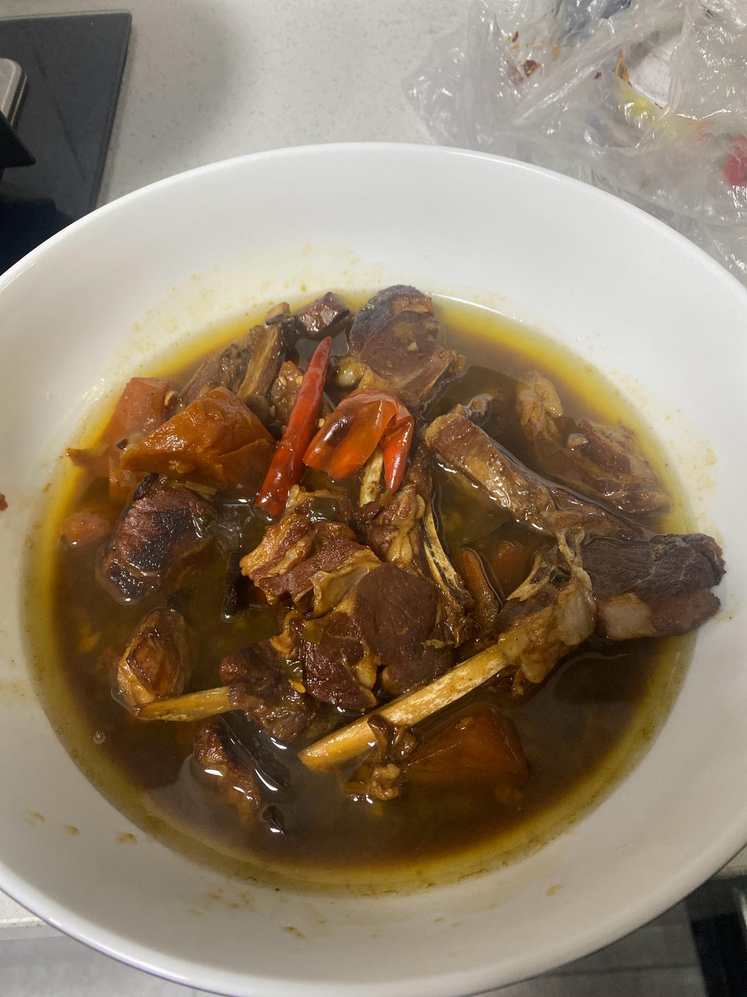 红焖羊排
