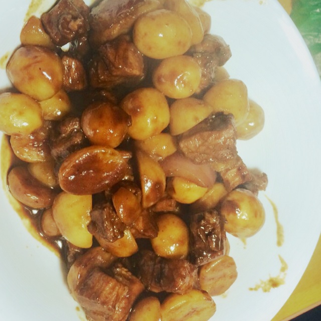 土豆烧肉