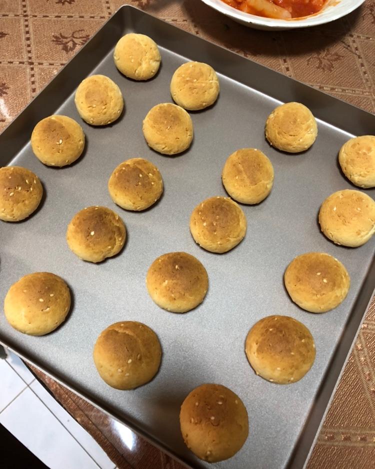 黑芝麻麻薯面包