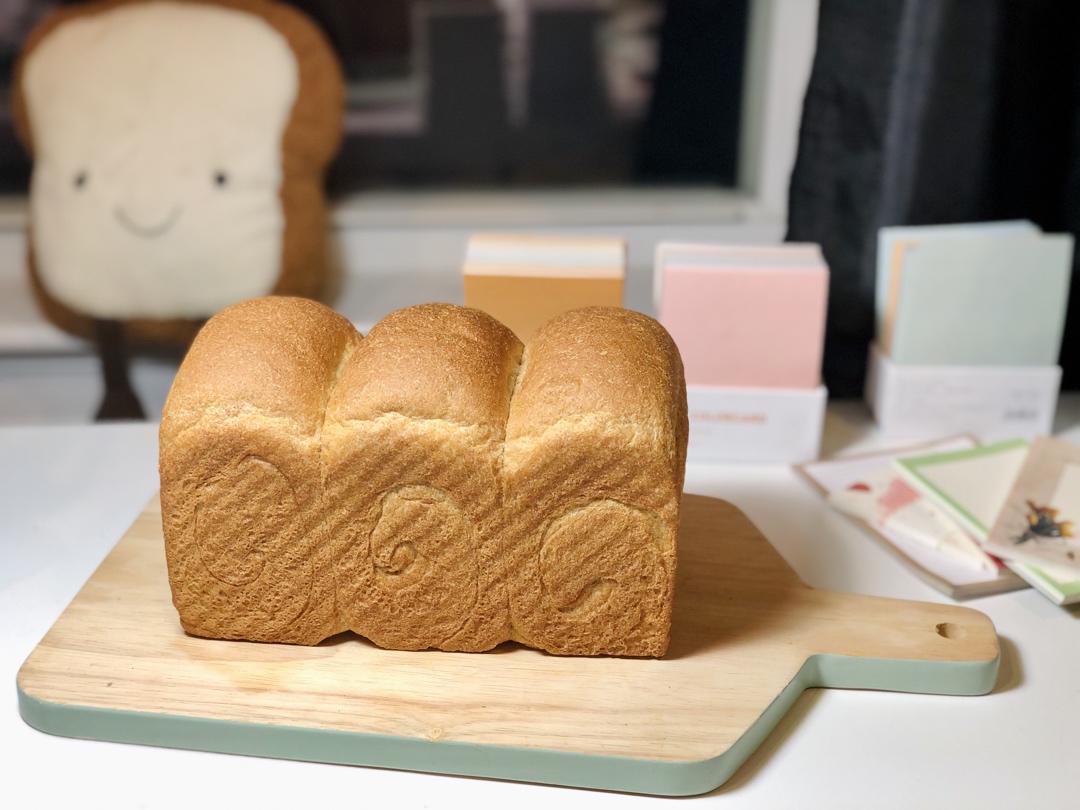 100%纯全麦吐司 中种法