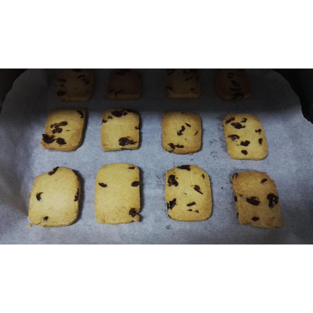 低糖少油版蔓越莓饼干