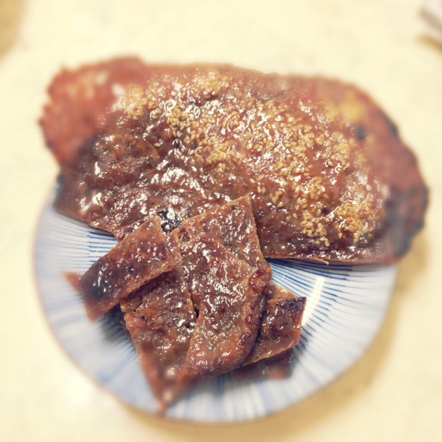 自制红鞠蜜汁猪肉干