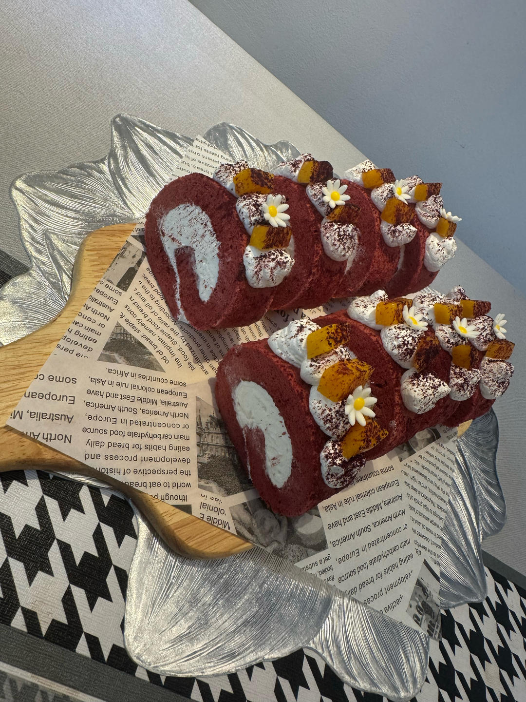 女神节限定～红丝绒奶油蛋糕卷