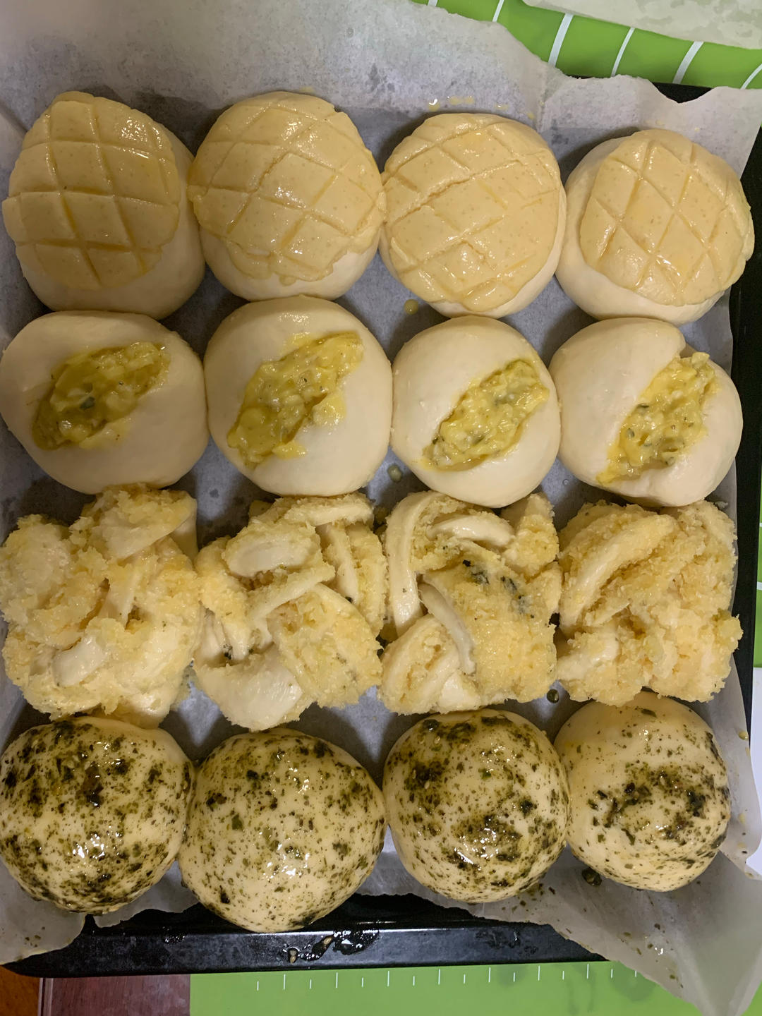 小餐包拼盘｜一份面团四种口味