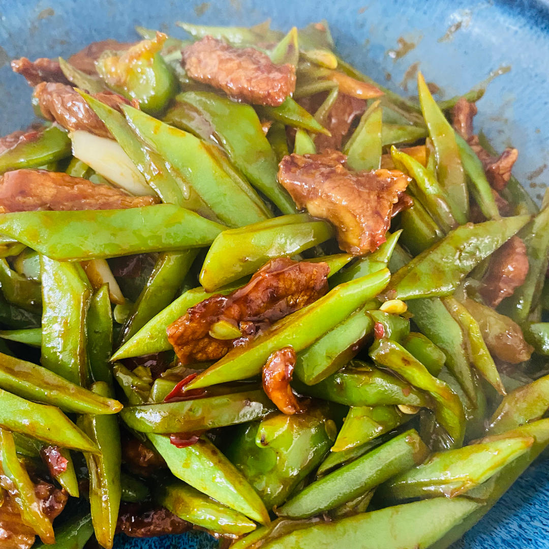 豆角肉丝饭
