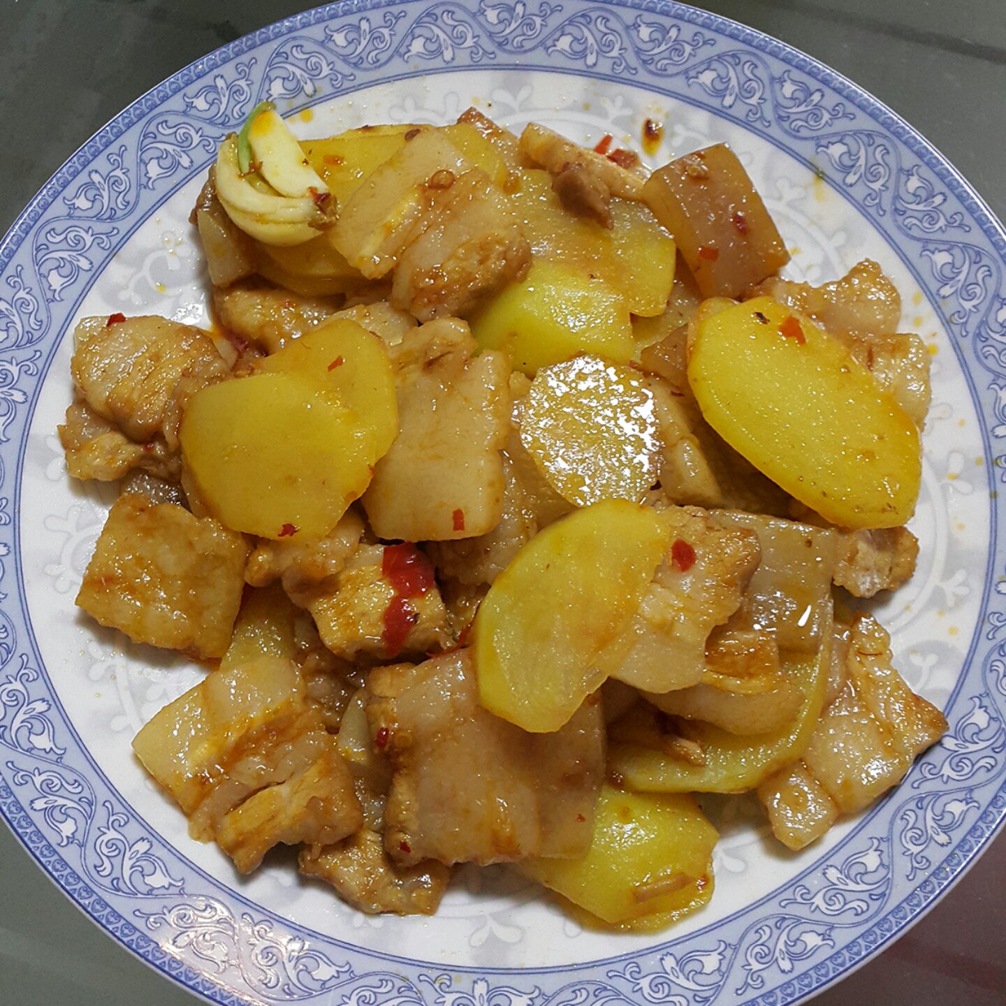 土豆回锅肉