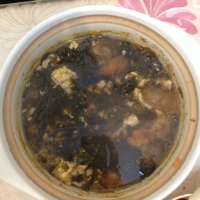 番茄紫菜蛋花汤