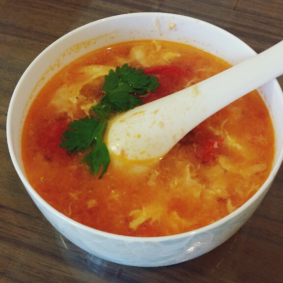 好喝到爆的西红柿鸡蛋汤