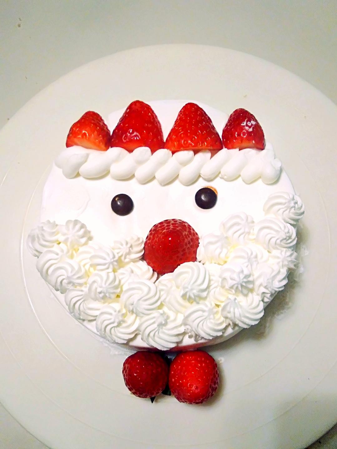 两款超级简单的圣诞主题蛋糕