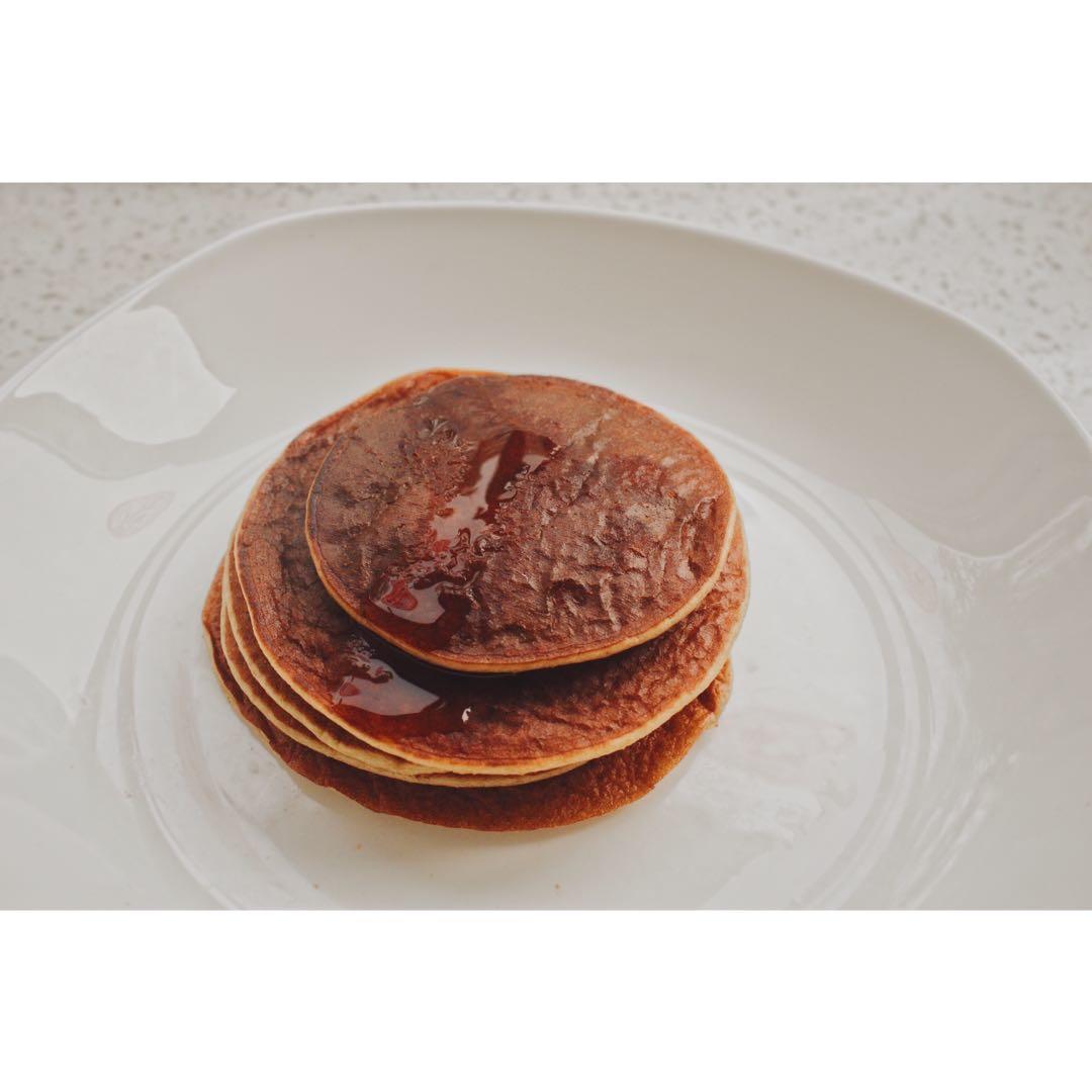 无面粉无油无糖健康Pancake