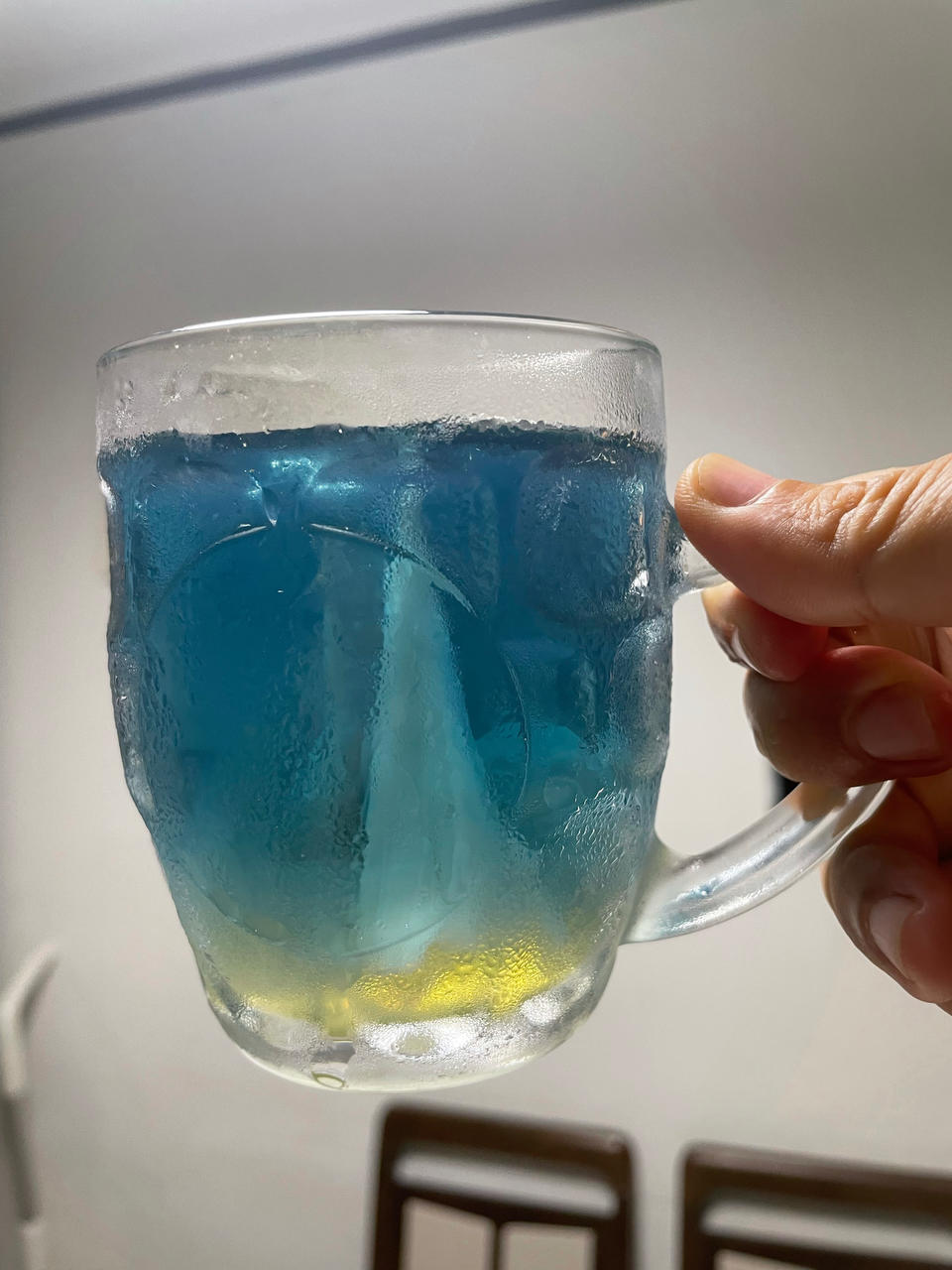 许你一杯爱琴海，0卡糖蓝蝴蝶蛋花冰粉