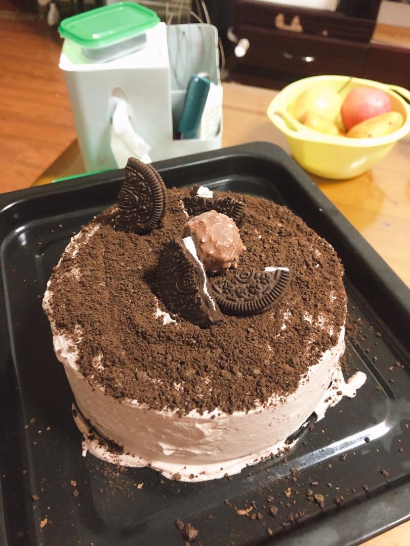 6寸可可蛋糕