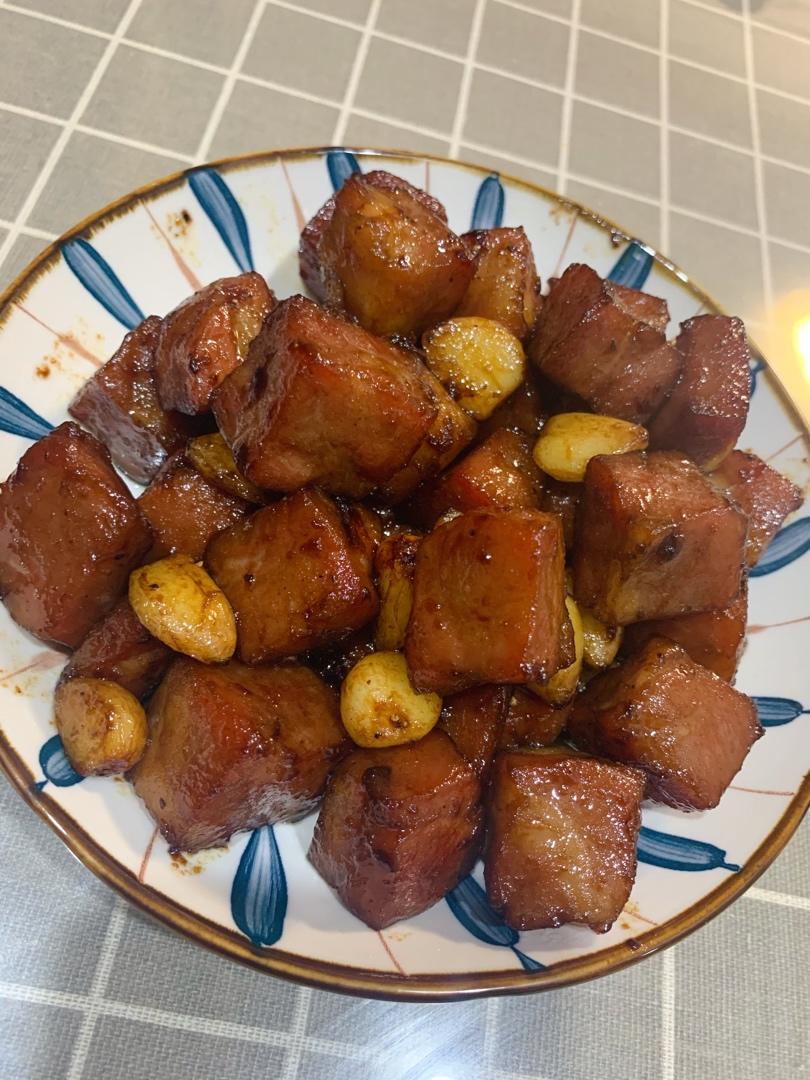 黑蒜子牛肉粒