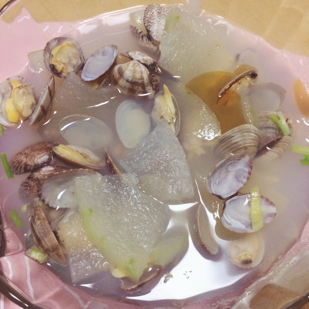 冬瓜花蛤汤