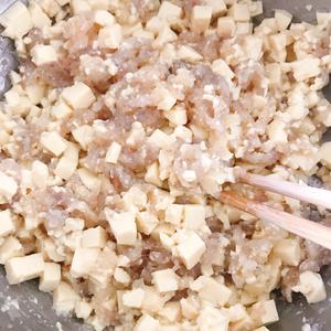 虾茸（虾仁）豆腐饺子🥟                        软嫩好吃高蛋白的做法 步骤6