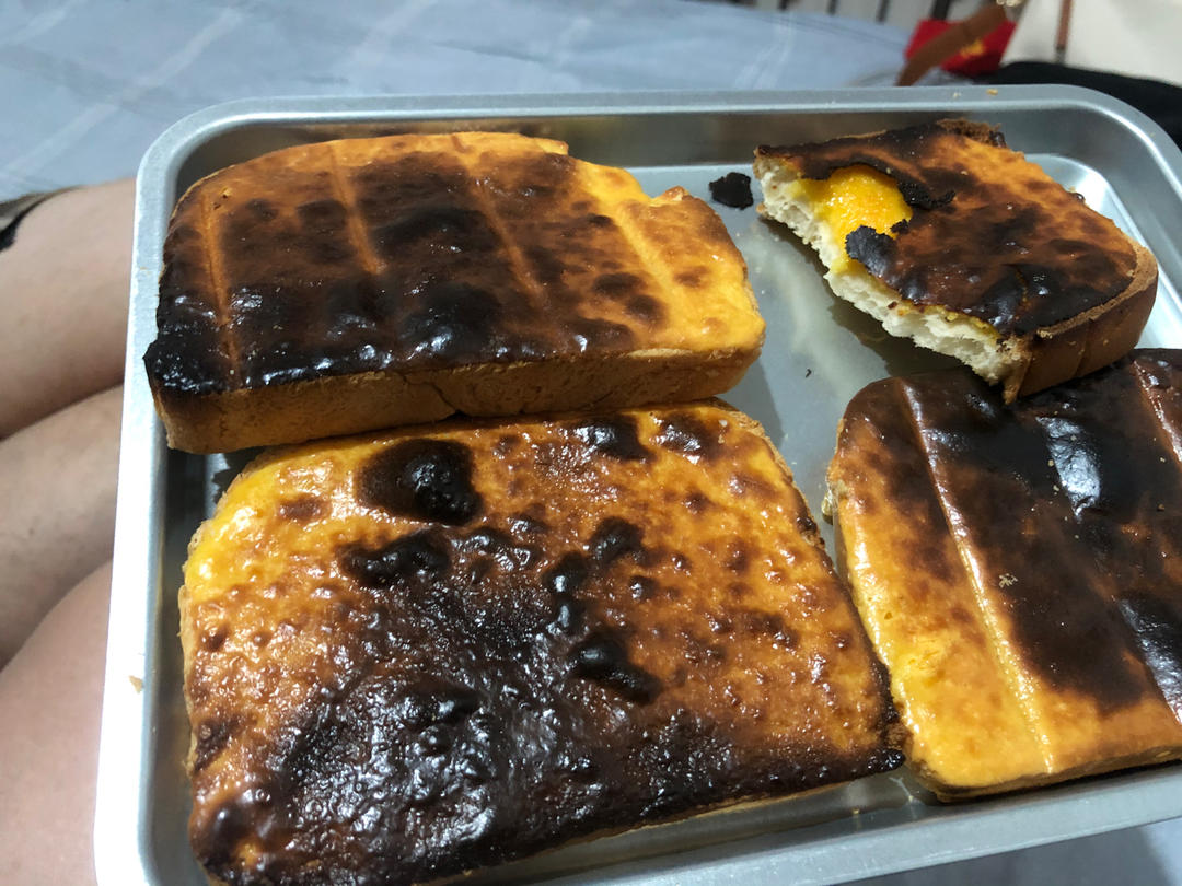 乳酪烤吐司片（十分钟早餐）