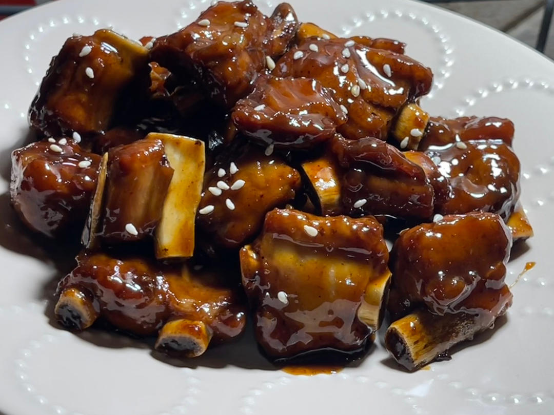 糖醋排骨/糖醋小排（不放油）（12345口诀做出正宗上海本帮）