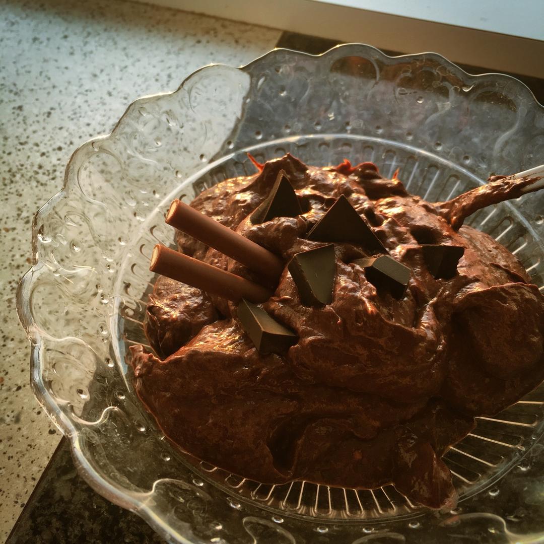 经过资深巧克力迷检验的牛油果可可慕斯（Paleo+Gluten Free)